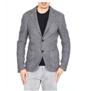 Giorgio Armani Men's Dark Grey Upton Jacket Blazer Size 40R Made in Italy